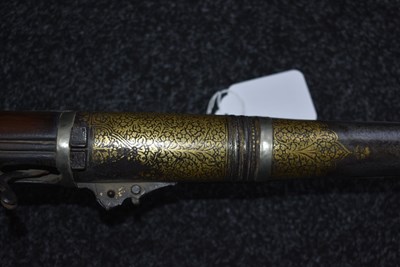 Lot 88 - A LATE 18TH OR EARLY 19TH CENTURY 18-BORE INDIAN MATCHLOCK LONGGUN (TORADAR)