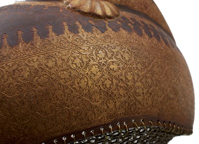 Lot 86 - A MODERN CENTURY SIKH TURBAN HELMET