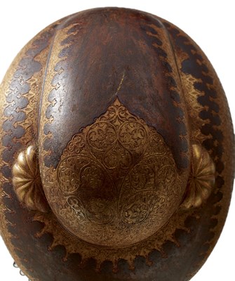 Lot 86 - A MODERN CENTURY SIKH TURBAN HELMET