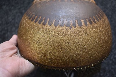 Lot 86 - A MODERN CENTURY SIKH TURBAN HELMET