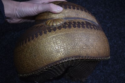 Lot 86 - A MODERN CENTURY SIKH TURBAN HELMET