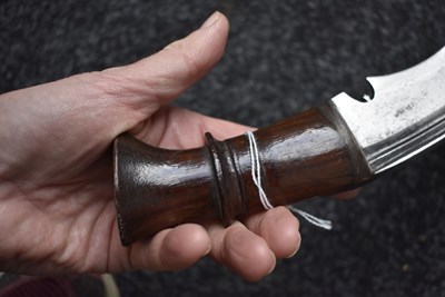 Lot 76 - A 19TH CENTURY INDIAN KUKRI