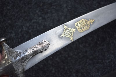 Lot 82 - A 19TH CENTURY INDIAN SOSSUN PATAH OR SWORD FOR A BOY