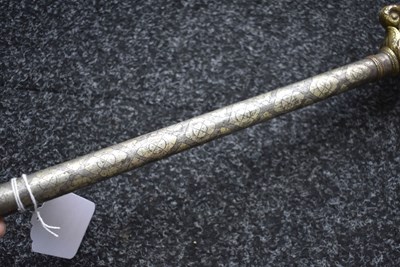 Lot 81 - A 19TH CENTURY INDIAN BHUJ OR AXE