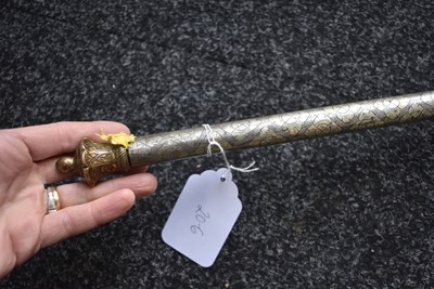 Lot 81 - A 19TH CENTURY INDIAN BHUJ OR AXE