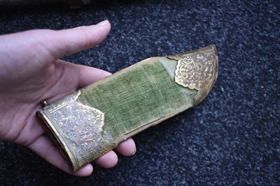 Lot 81 - A 19TH CENTURY INDIAN BHUJ OR AXE