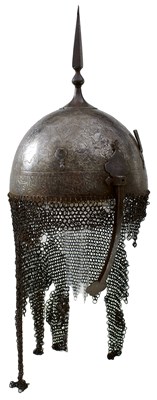 Lot 476 - AN INDO-PERSIAN KULAH-KHUD OR HELMET