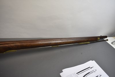 Lot 175 - A CRISP .750 CALIBRE PERCUSSION LIVERY MUSKET BY KAVANAGH OF DUBLIN