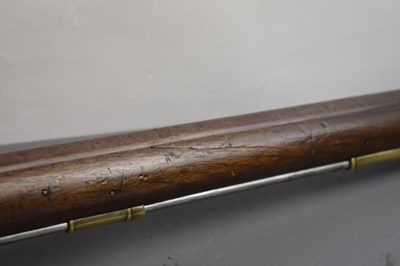 Lot 175 - A CRISP .750 CALIBRE PERCUSSION LIVERY MUSKET BY KAVANAGH OF DUBLIN
