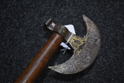 Lot 87 - AN OTTOMAN AXE