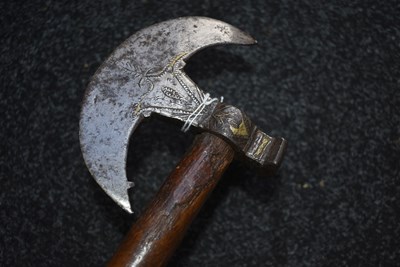 Lot 87 - AN OTTOMAN AXE