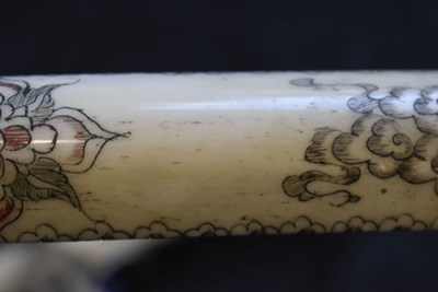 Lot 36 - A PAIR OF JAPANESE BONE MOUNTED KATANA