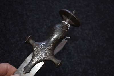 Lot 80 - AN 19TH CENTURY INDIAN TULWAR HILT