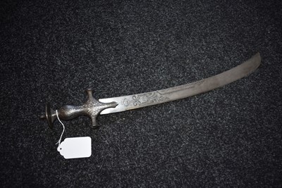 Lot 80 - AN 19TH CENTURY INDIAN TULWAR HILT