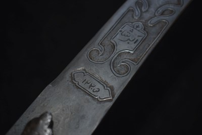 Lot 80 - AN 19TH CENTURY INDIAN TULWAR HILT