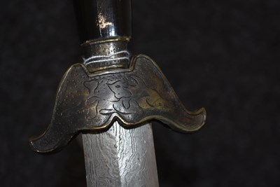 Lot 90 - A LARGE 19TH CENTURY CHINESE JIAN OR SWORD