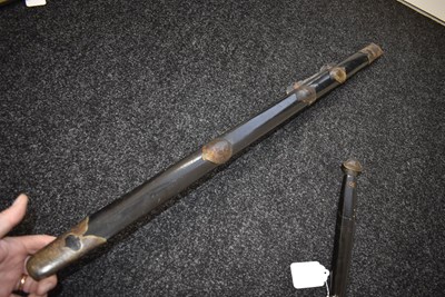 Lot 90 - A LARGE 19TH CENTURY CHINESE JIAN OR SWORD