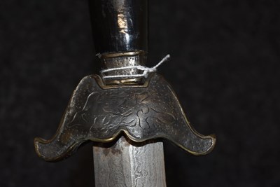 Lot 90 - A LARGE 19TH CENTURY CHINESE JIAN OR SWORD