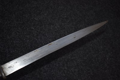 Lot 91 - A LATE 18TH OR EARLY 19TH CENTURY TIBETAN SHORT DPA'DAM OR SWORD