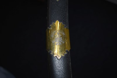 Lot 89 - AN INTERESTING 20TH CENTURY MIDDLE EASTERN SILVER HILTED PRESENTATION SABRE