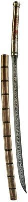 Lot 40 - A 19TH CENTURY BURMESE DHA