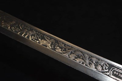 Lot 93 - A 19TH CENTURY BURMESE DHA
