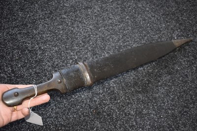 Lot 100 - A 19TH CENTURY COSSACK KINDJAL