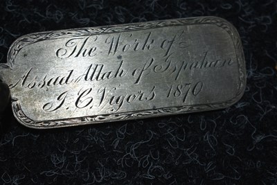 Lot 141 - A CAVALRY OFFICER'S SWORD WITH TROPHY BLADE