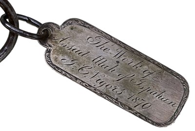 Lot 141 - A CAVALRY OFFICER'S SWORD WITH TROPHY BLADE
