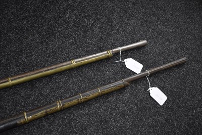 Lot 104 - A 19TH CENTURY 22-BORE MATCHLOCK JEZAIL
