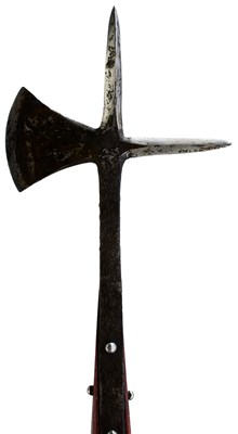 Lot 662A - A LATE 15TH CENTURY ITALIAN POLEARM OR HALBERD