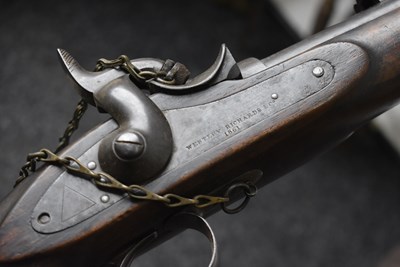 Lot 275 - A SCARCE .451 WESTLEY RICHARDS CAPPING BREECH LOADING MONKEY TAIL CARBINE
