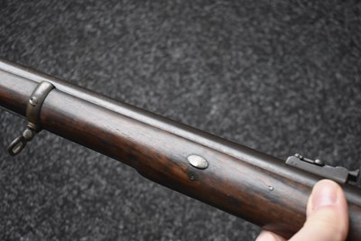 Lot 275 - A SCARCE .451 WESTLEY RICHARDS CAPPING BREECH LOADING MONKEY TAIL CARBINE