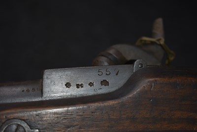 Lot 275 - A SCARCE .451 WESTLEY RICHARDS CAPPING BREECH LOADING MONKEY TAIL CARBINE