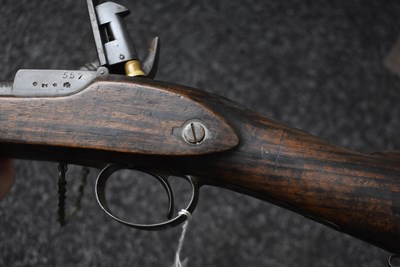 Lot 275 - A SCARCE .451 WESTLEY RICHARDS CAPPING BREECH LOADING MONKEY TAIL CARBINE