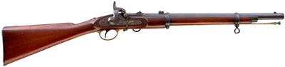 Lot 273 - A SCARCE .577 CALIBRE MONT STORM CAPPING BREECH LOADING CAVALRY CARBINE