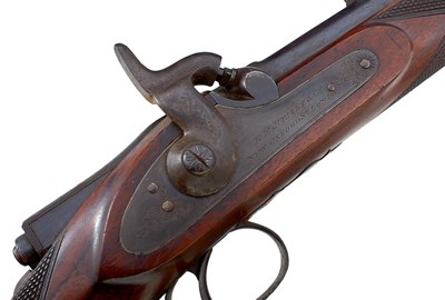 Lot 272 - A VERY RARE .577 CALIBRE GREENE BROTHERS CAPPING BREECH LOADING CARBINE BY E. M. REILLY & CO.