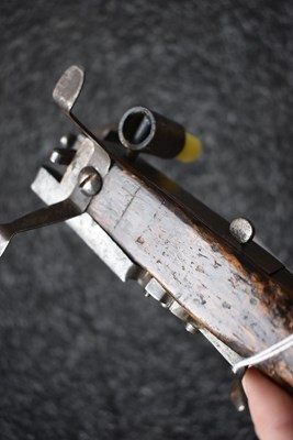 Lot 387 - AN 18TH CENTURY FLINTLOCK TINDER LIGHTER