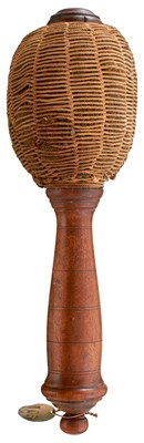 Lot 758 - A SMALL GEORGIAN FRUITWOOD COSH