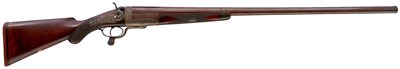 Lot 302 - AN 8-BORE OBSOLETE CALIBRE REBOUNDING HAMMER GUN