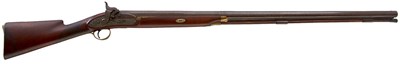 Lot 303 - A 7-BORE PERCUSSION SPORTING GUN OR FOWLING PIECE BY LEECH OF CHELMSFORD