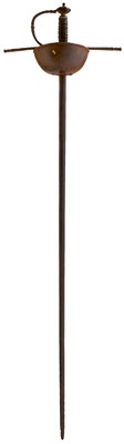 Lot 629 - AN EARLY 18TH CENTURY SPANISH OFFICER'S RAPIER