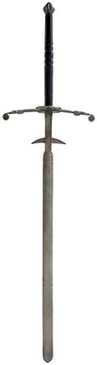Lot 621 - A 16TH CENTURY SOUTHERN GERMAN TWO-HANDED PROCESSIONAL SWORD