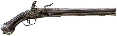Lot 332 - A SCARCE ENGLISH CIVIL WAR PERIOD DOG-LOCK OFFICER'S HOLSTER PISTOL