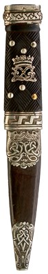 Lot 687 - AN ARGYLL & SUTHERLAND HIGHLANDERS SGIAN DUBH