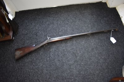 Lot 328 - A .500 CALIBRE DOUBLE BARRELLED PERCUSSION PRESENTATION LANCASTER OVAL BORE RIFLE