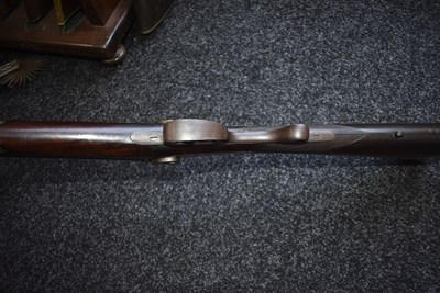 Lot 328 - A .500 CALIBRE DOUBLE BARRELLED PERCUSSION PRESENTATION LANCASTER OVAL BORE RIFLE