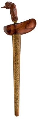 Lot 507 - A LATE 19TH CENTURY MALAYAN KRIS