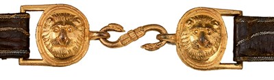 Lot 190 - A SCARCE GEORGIAN NAVAL OFFICER'S SWORD BELT