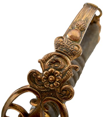 Lot 547 - AN 1803 PATTERN GRENADIERS OFFICER'S SWORD